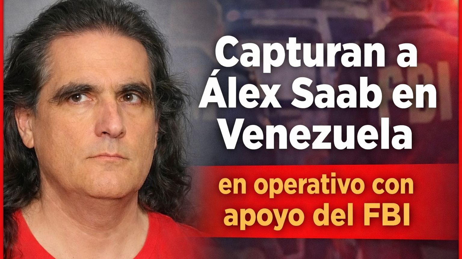 Capturan a Álex Saab en Venezuela en operativo con apoyo del FBI”