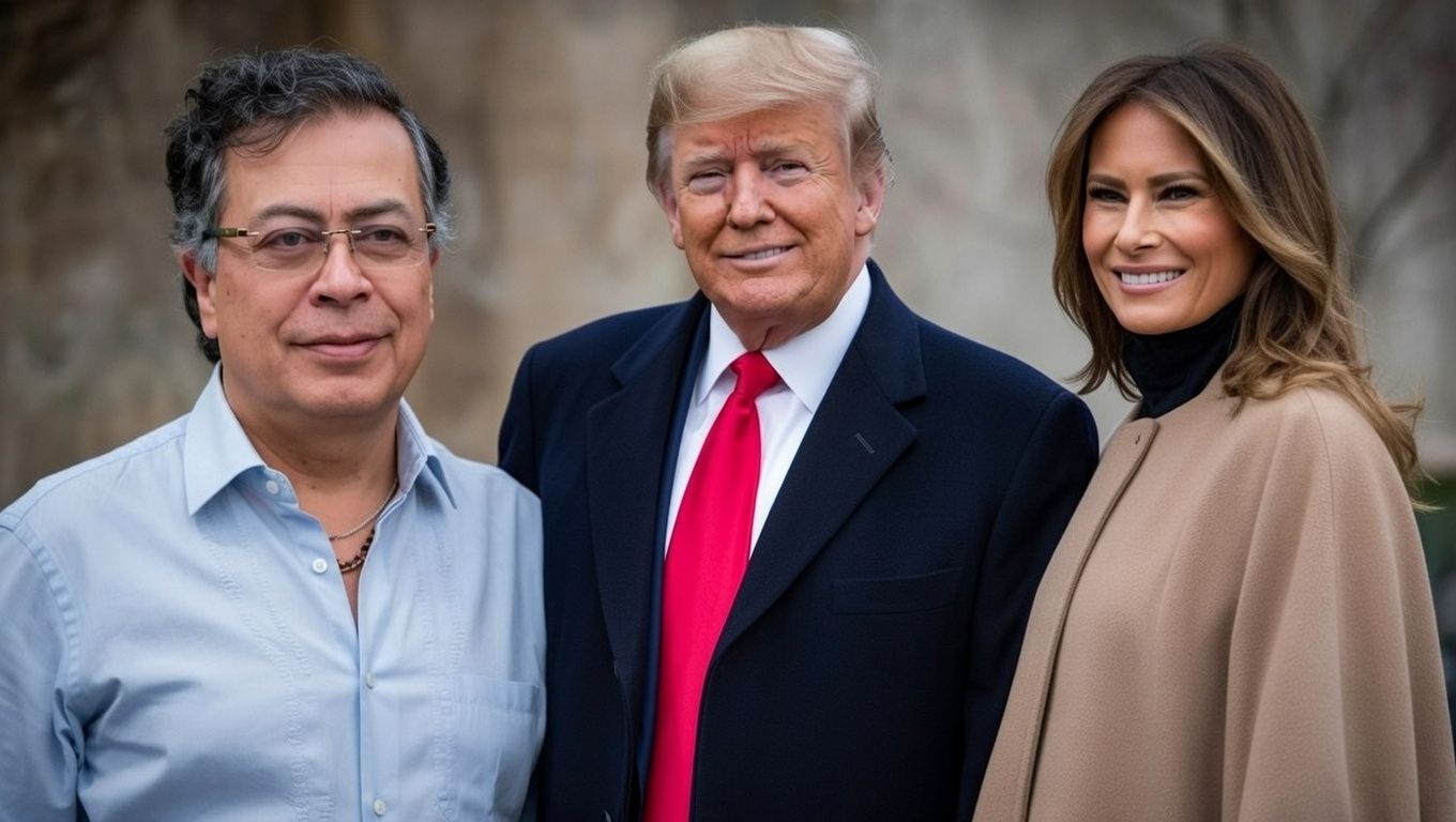 El secreto detrás del vestido que Gustavo Petro regaló a Melania Trump
