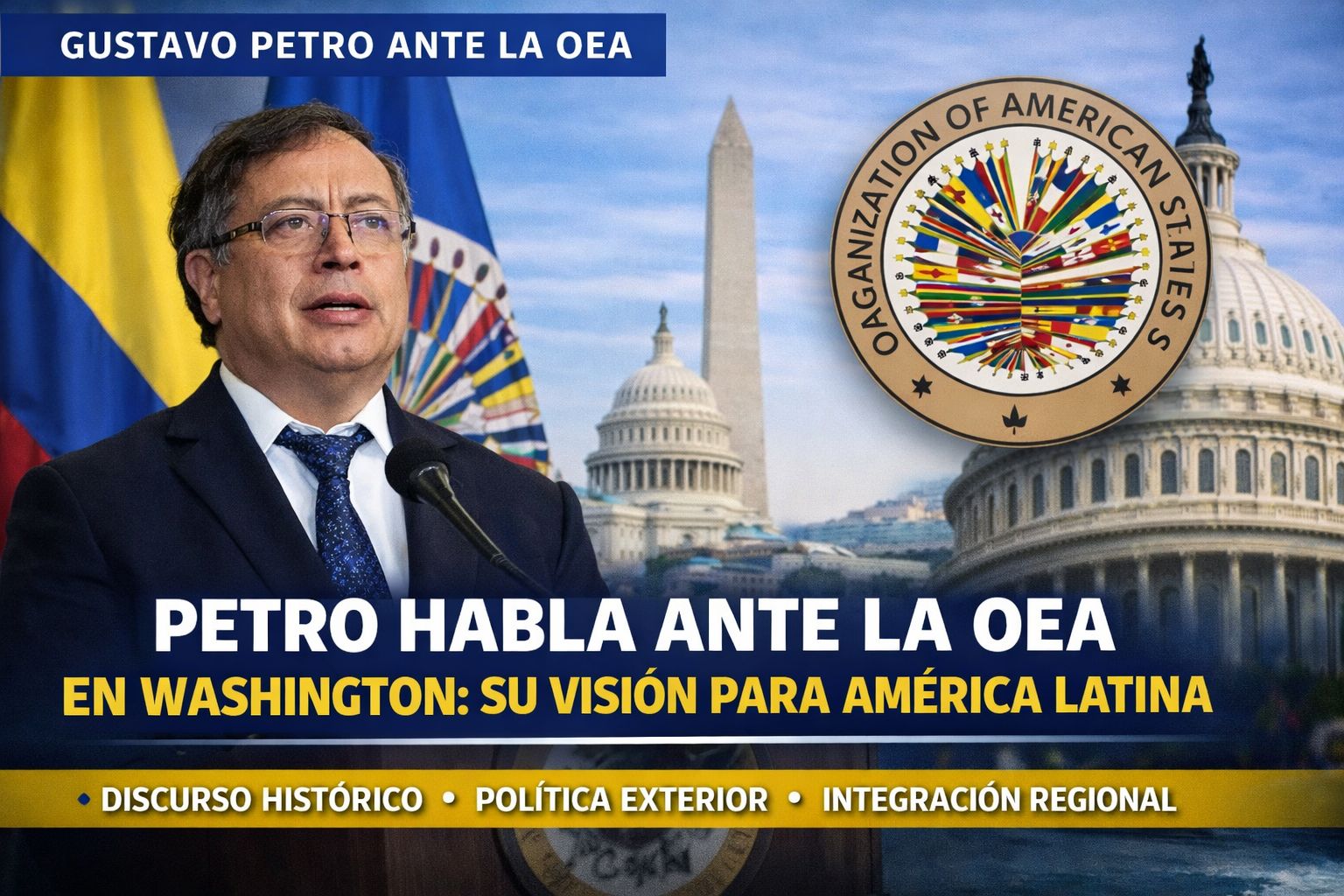 Petro en OEA Washington: Puntos Clave de su Discurso
