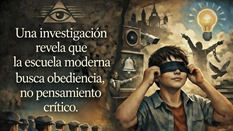 Una investigación revela que la escuela moderna busca obediencia, no pensamiento crítico.